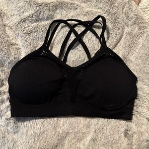 Black Strappy Women's Bralette